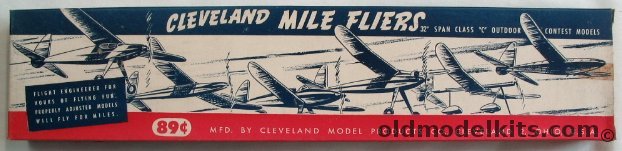 Cleveland Mile Fliers Polish Valor Gas Type Fuselage Balsa Flying Model Airplane Kit, C-4 plastic model kit